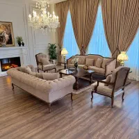 مبل کلاسیک استیل ۹ نفره گارانتی|مبلمان خانگی و میز عسلی|نیشابور, ده حلاج|دیوار