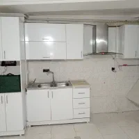 کابینت MDF،سینک دو قلو،شیر اهرمی،هود کن