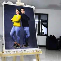 چاپ ماک تیشرت تابلو فرش چاپ عکس