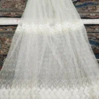 پرده پنجره پذیرایی ابعاد 1/80*2متر کتیبه2متر