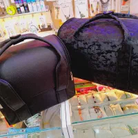 کیف طبقاتی چرم مصنوعی وسایل ناخن تتو مژه میکاپ