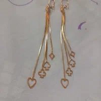 گوشواره طلا آویزی