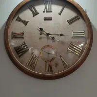 ساعت دیواری و شیک تمام چوب