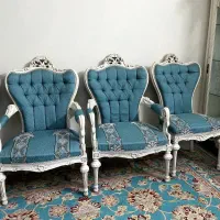 مبل استیل 9 نفره با میز نهارخوری|مبلمان خانگی و میز عسلی|تهران, هفت حوض|دیوار