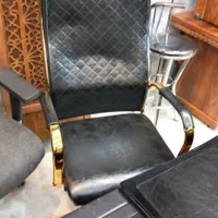 صندلی ریاست طلایی..صندلی کارمندی رادین صنعت|دفتر کار|کرج, جهان‌شهر|دیوار
