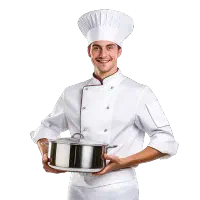 دو کمک آشپز فست فود آقا شیفت ظهر و شب