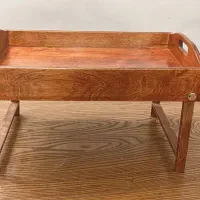سینی سرو چوب گردو دو حالته ایستاده و خوابیده