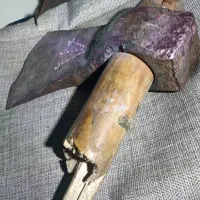 تبر صدوپنجاه ساله  فولادی کار دست آهنگر قدیم