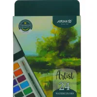 آبرنگ ۲۴ رنگ آریا (آکبند)