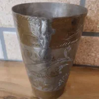 لیوان برنجی عتیقه