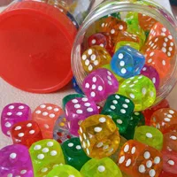 انواع تاس رنگی شفاف و مات