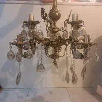 لوستر برنز ۶شاخه|لوستر و چراغ آویز|کرج, بنیاد|دیوار