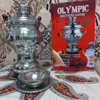 سماور گازی تمام استیل ، مناسب جهیزیه ( آکبند )