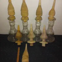 شیشه قلیان قدیمی عطیقه