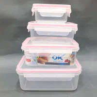 ظرف نگهدارنده غذابرند اوکی 4 قفله ماکروفری فریزری