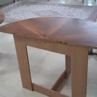 میزگرد قابل جدا شدن از سطح ومیز بیضی مطابق عکس|میز و صندلی غذاخوری|کرمانشاه, |دیوار