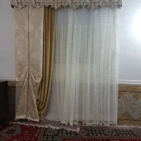 روزی ۵۰ تومن بده پنجره خونتو باپرده قسطی زینت بده|پرده، رانر، رومیزی|اهواز, شریعتی جنوبی|دیوار