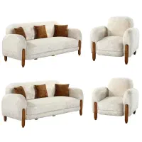 مبل پینترسی راحتی تدی ست ۸ نفره مدل رومنس