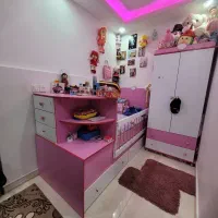 سرویس خواب با کمد لباس دخترانه