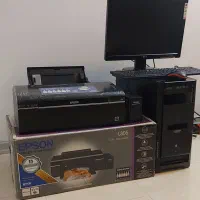 پرینتر رنگی اپسون Epson L805 وسیستم کامپیوتر