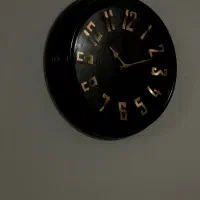 ساعت دیواری رنگ مشکی