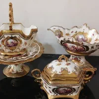 ست ۴ تیکه چینی اصل دکوری مارک آنیل