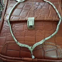 گردنبندبسیارزیبای طرح جواهر تمام استیل