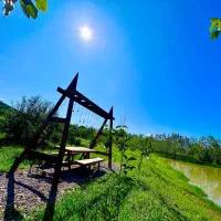 اجاره کلبه سوئیسی جکوزی روباز جنگلی روی کوه|اجارهٔ کوتاه‌مدت ویلا و باغ|شفت, |دیوار