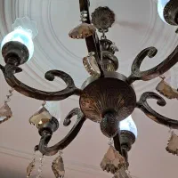 دو عدد لوستر ۶شاخه ، بسیار تمیز