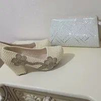 ست کیف و کفش مجلسی کاملا سالم و شیک