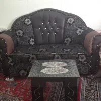 مبل هفت نفره با دو عدد جلو مبلی