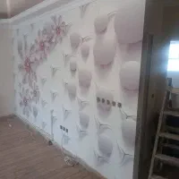 کابینت کمددیواری کناف پوسترپارکت tvوال آسمان مجازی|مصالح و تجهیزات ساختمان|تبریز, |دیوار