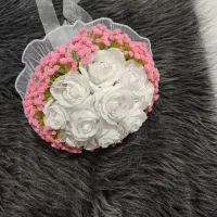 دسته گل عروس ماندانا|گل مصنوعی|بندرعباس, |دیوار