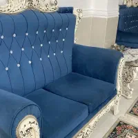 مبلمان 7 نفره و میز بزرگ و دوعدد میز عسلی
