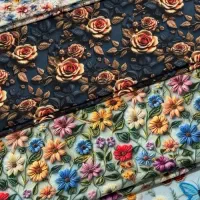 پارچه های سه بعدی نخی رسیدتخفیف خورده فقط500تومن