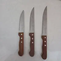 ۳عدد کارد آشپزخانه بزرگ تیز