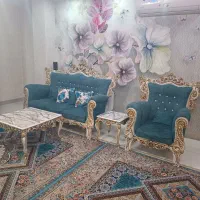 مبل هفت نفره با جنس بدنه پلی استر ، رزین