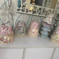 شید رومیزی کنار سالنی و لوستر زیر قیمت و گلدان|لوستر و چراغ آویز|شهریار, شهرک شاهد|دیوار