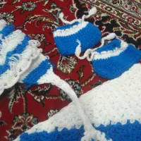 کلاه وشالگردن وپاپوش نوزادی نو|کفش و لباس بچه|فردوس (خراسان), |دیوار