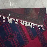 یک تخته فرش دست باف عشایری|فرش|بم, |دیوار