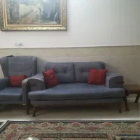 مبل راحتی هفت نفره شرکتی محکم|مبلمان خانگی و میز عسلی|قم, آزادگان|دیوار