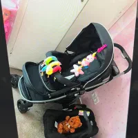 کالسکه و کریر گراکو آمریکایی در حد نو|کالسکه و لوازم جانبی|کیش, |دیوار