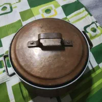قابلمه مسی قدیمی ضخیم ۲ کیلو