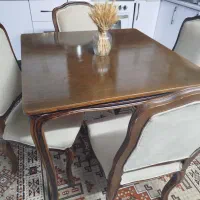 مبل فرانسوی 5نفره وست میز نهار خوری فرانسوی 4نفره