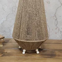 آباژور رو میزی رافیا|چراغ خواب و آباژور|تهران, فلسطین (میدان انقلاب)|دیوار