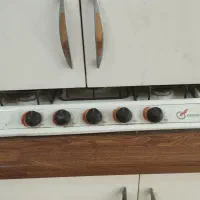 کابینت بدنه فلز درب mdf متراژ بالا با هود سینک گاز|آب‌چکان و نظم‌دهنده ظروف|گرگان, |دیوار