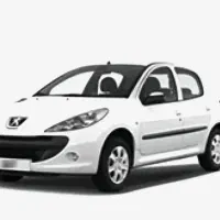 207 اتومات سفید سقف فلز Tu5 پلاس صفر