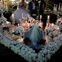 اجاره سفره عقد شیک و اقساطی با گل آرایی رایگان|خدمات پذیرایی، مراسم|تهران, الهیه|دیوار