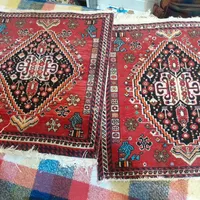 یک جفت قالیچه کوچک قدیمی