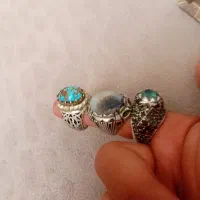 انگشتر های نقره و شجر درجه یک